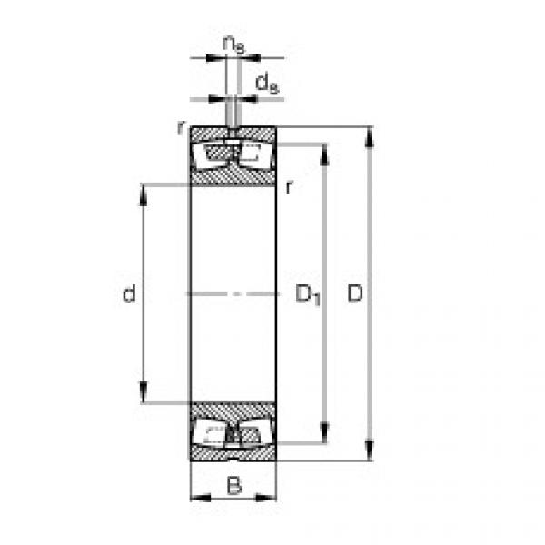 FAG Rolamento autocompensador de rolos - 240/1120-B-MB #1 image