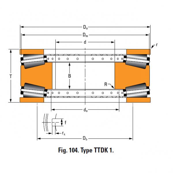 Bearing T10400F Thrust Race Double #2 image